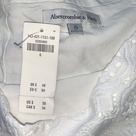 Abercrombie White Lace A-line Skirt - Picture 3 of 5